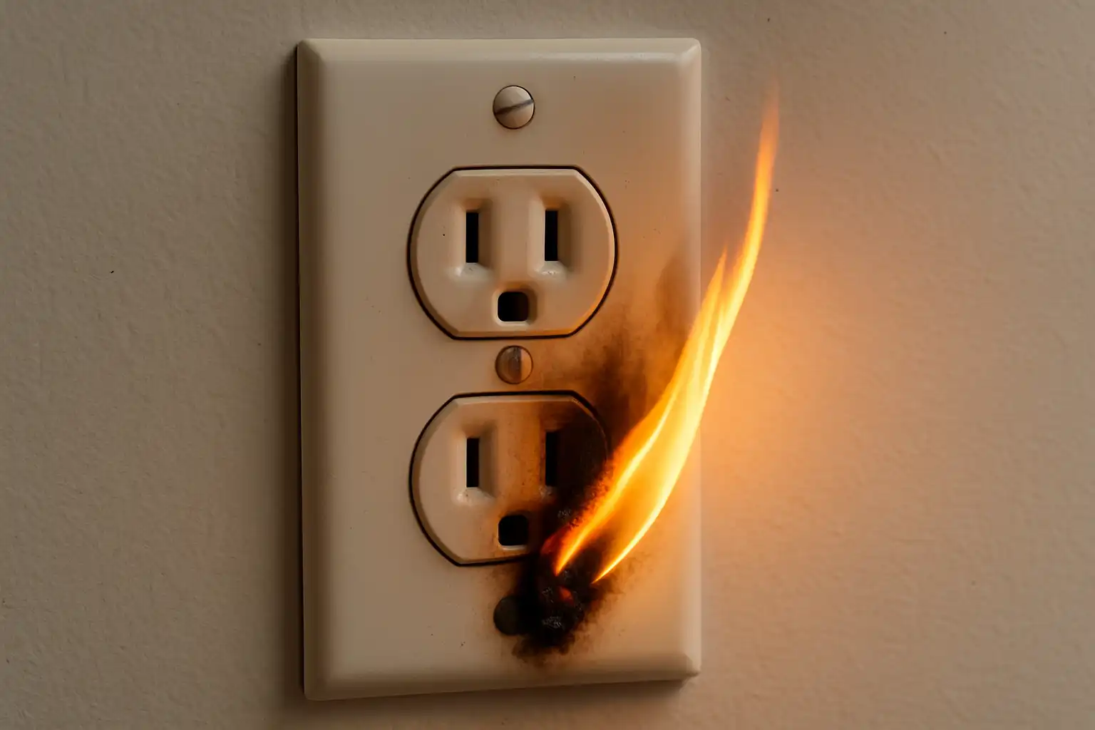 prise électrique chaude