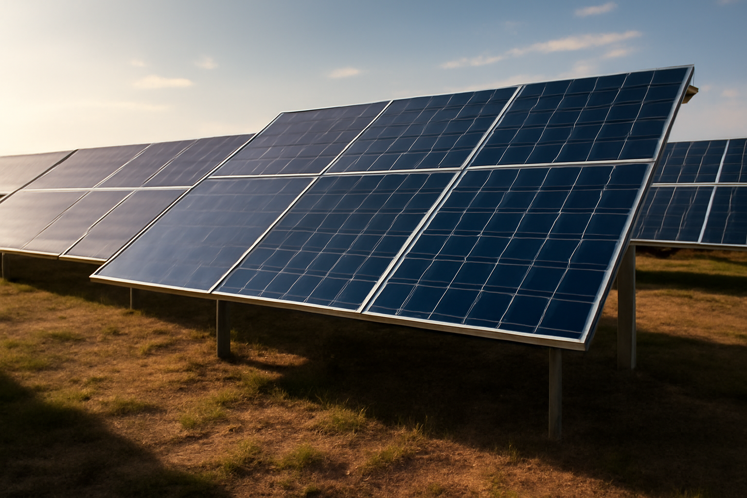 panneaux solaires ombrage