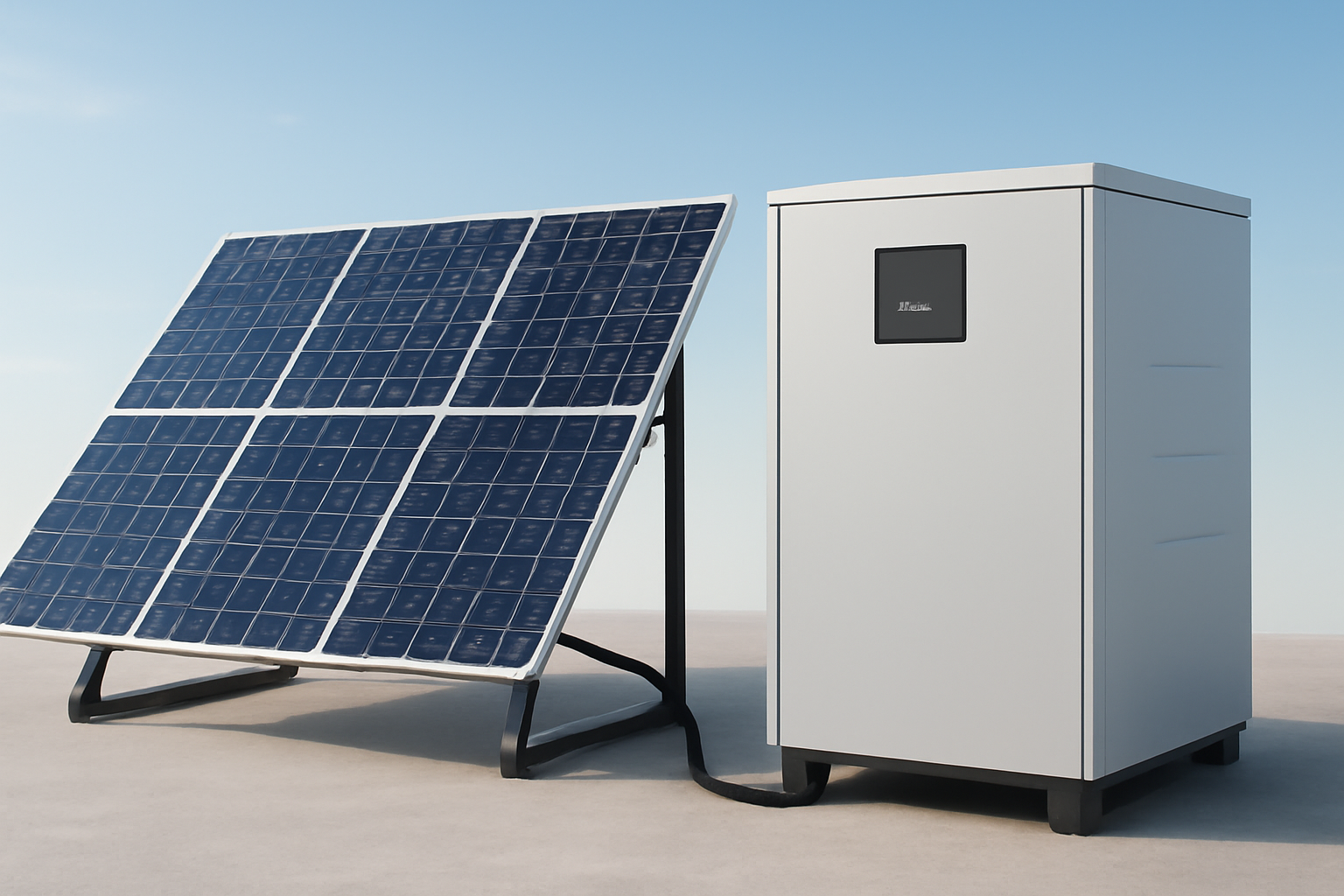 installation solaire batterie