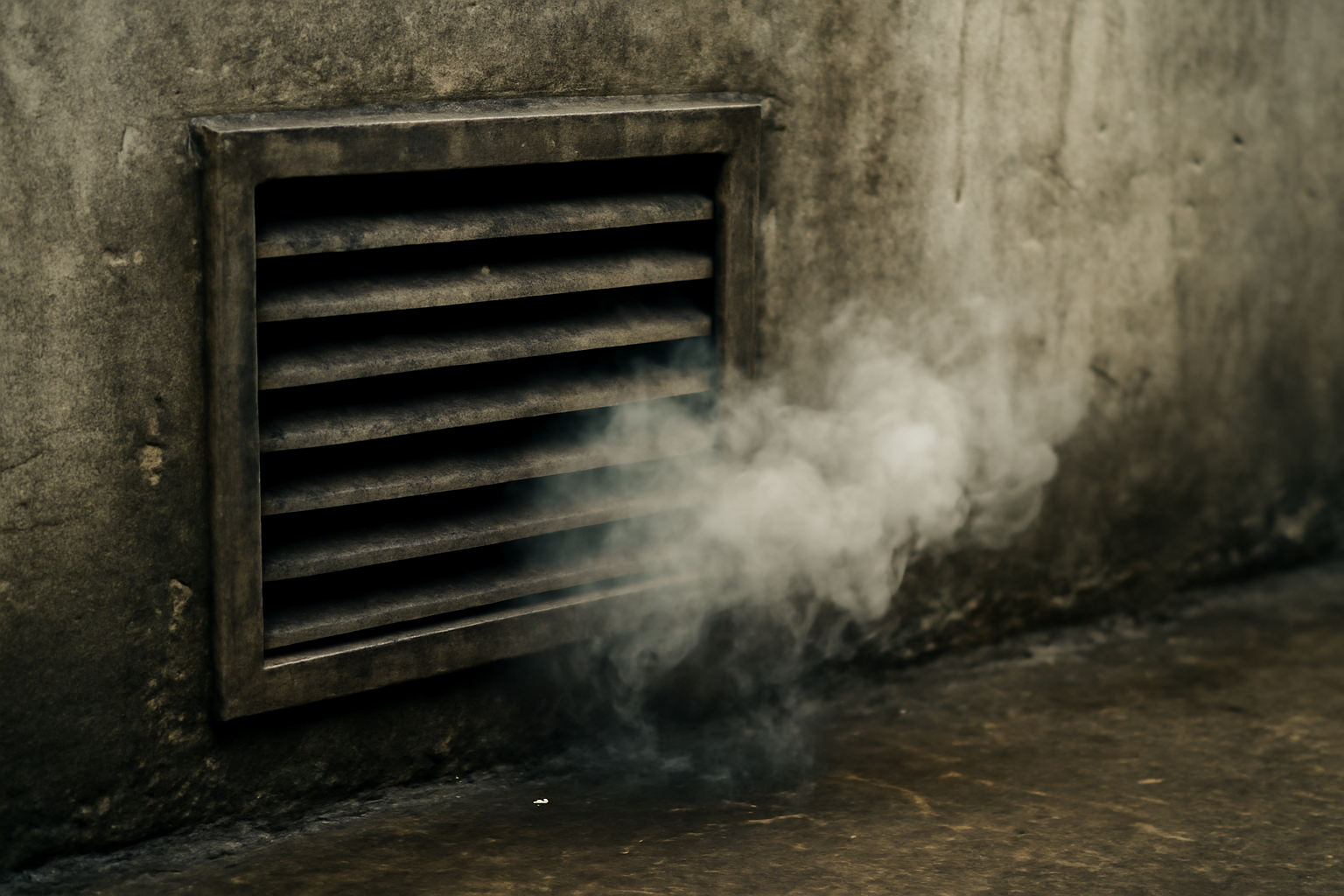odeur egout ventilation